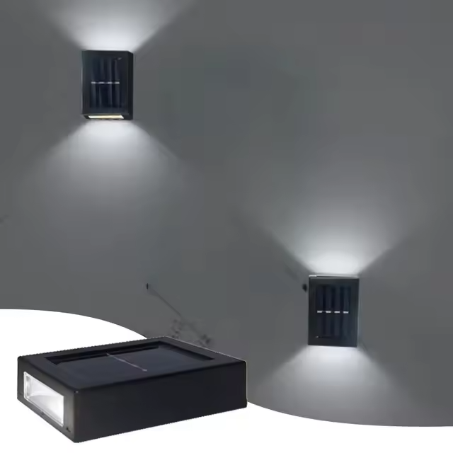 LED Luminária Solar Parede Iluminação Externa