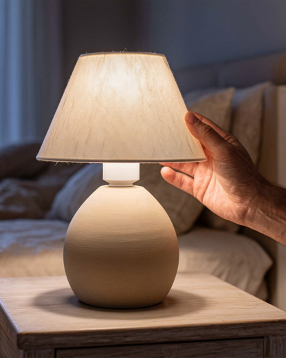 Abajur Artesanal de Cerâmica Lumière™