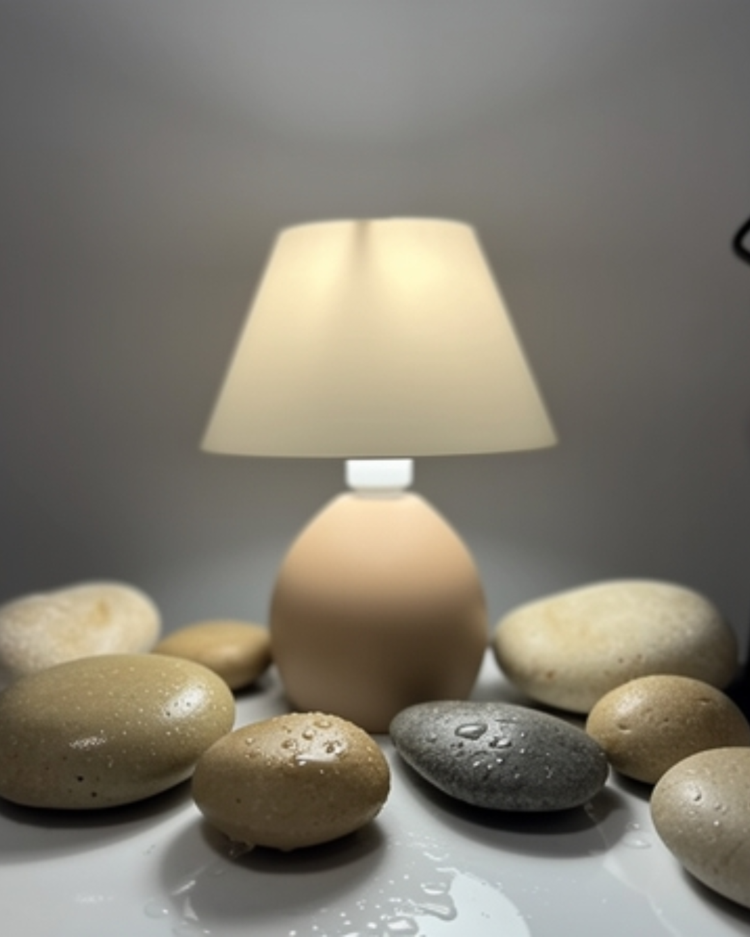 Abajur Artesanal de Cerâmica Lumière™