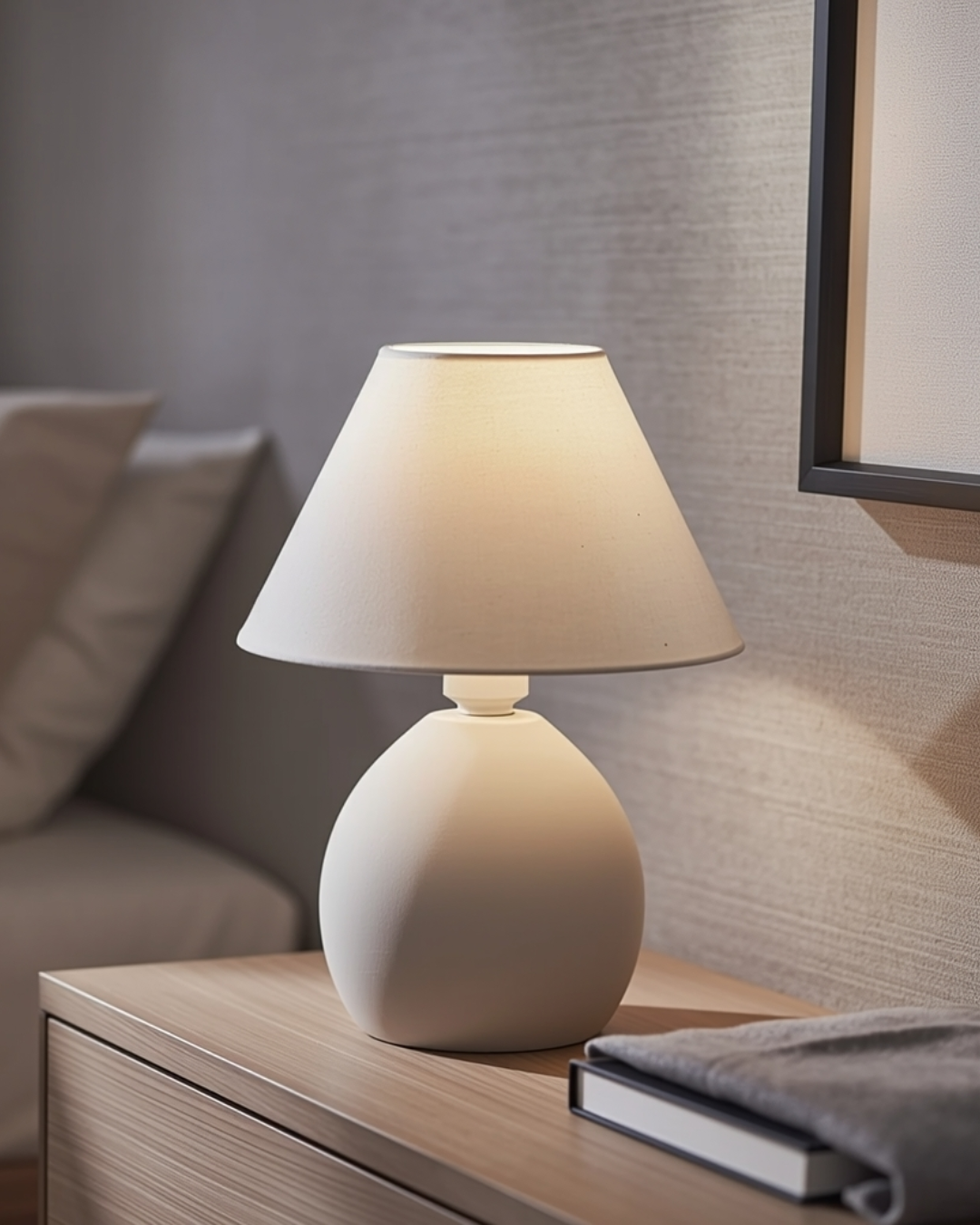 Abajur Artesanal de Cerâmica Lumière™