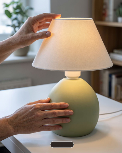 Abajur Artesanal de Cerâmica Lumière™