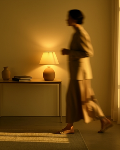 Abajur Artesanal de Cerâmica Lumière™