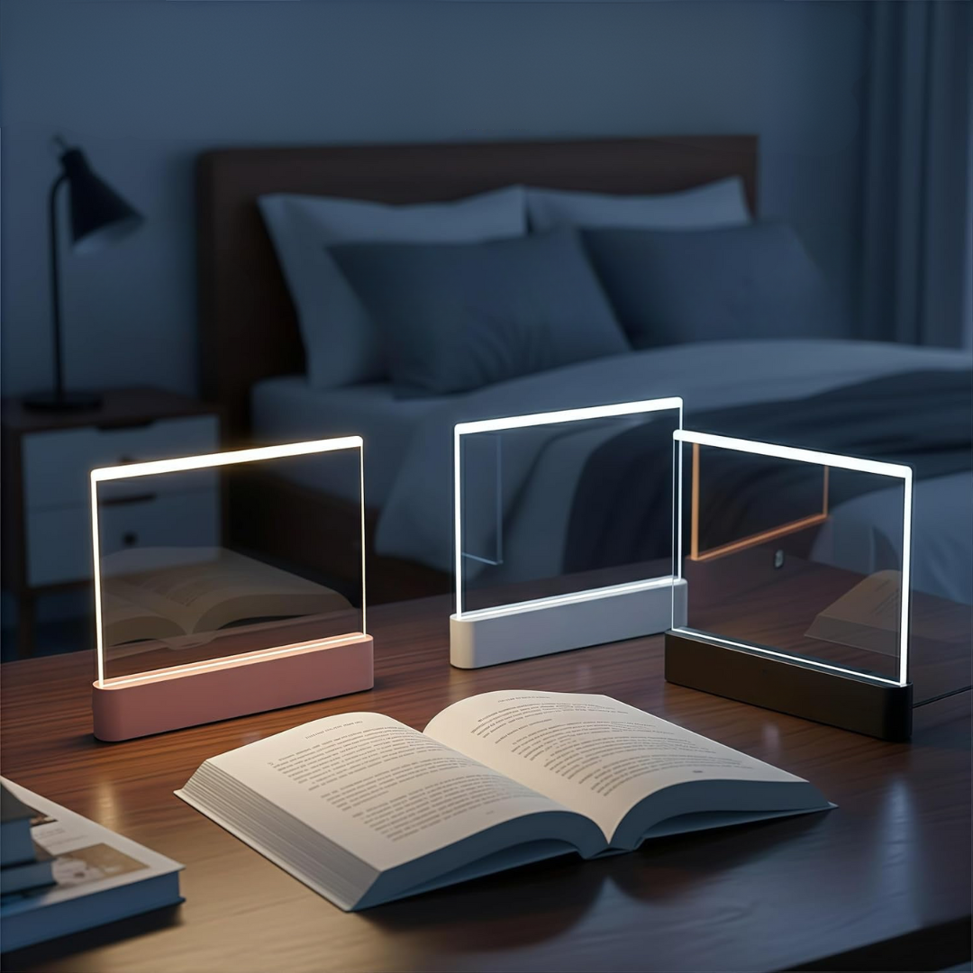 Luminária de Livro Painel LED Portátil