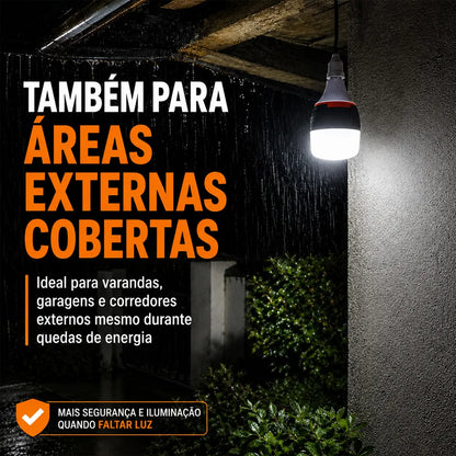 Kit Lâmpadas de Emergência Recarregáveis para Casa
