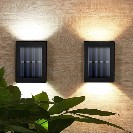 LED Luminária Solar Parede Iluminação Externa