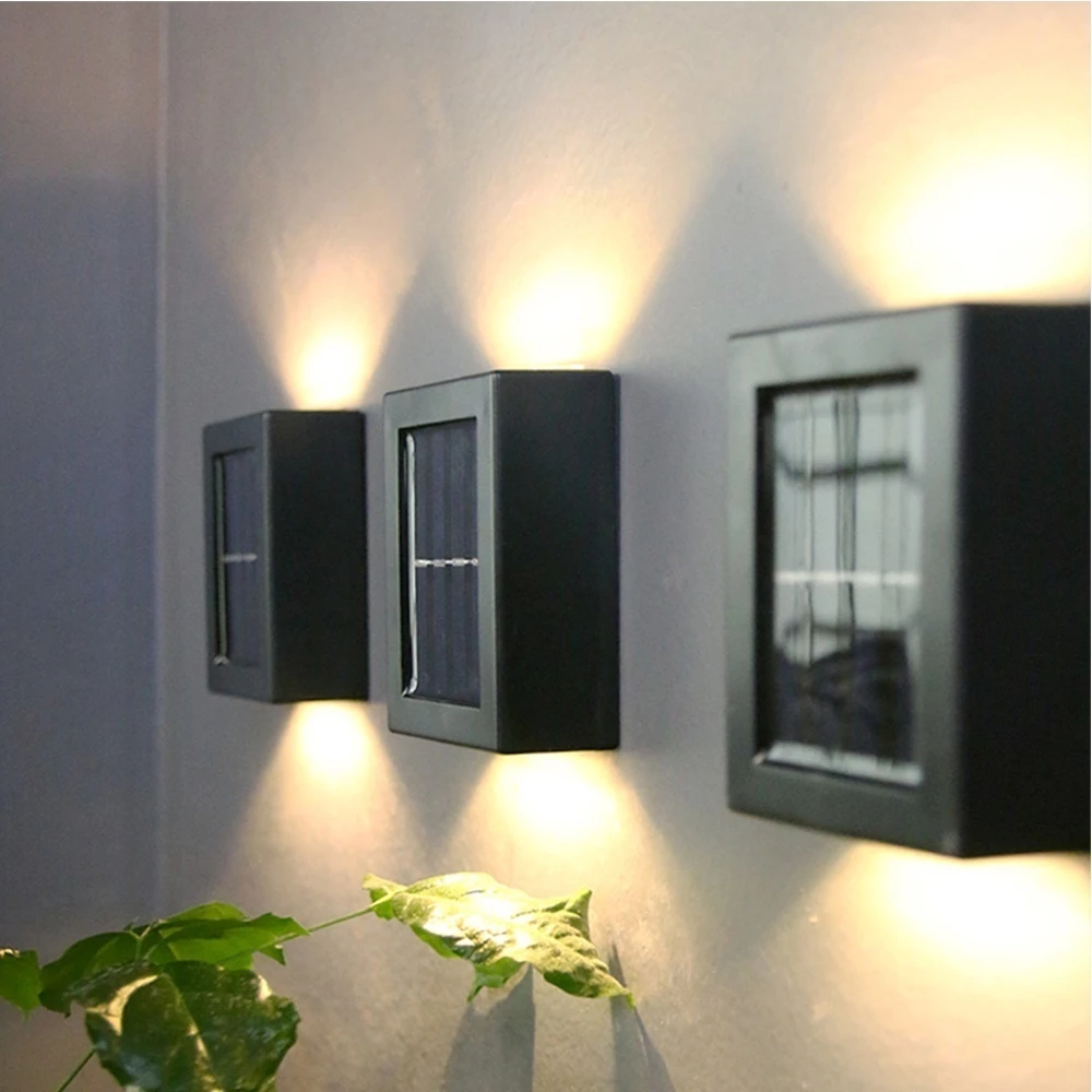 LED Luminária Solar Parede Iluminação Externa