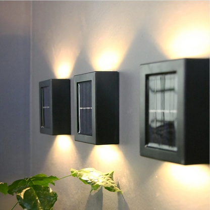 LED Luminária Solar Parede Iluminação Externa