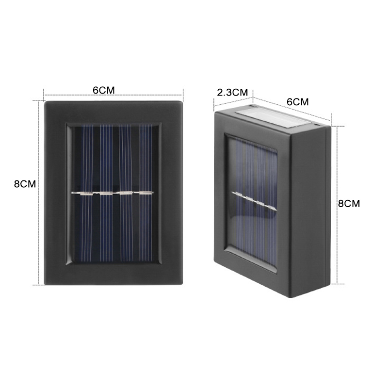 LED Luminária Solar Parede Iluminação Externa