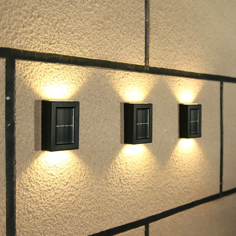 LED Luminária Solar Parede Iluminação Externa