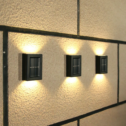 LED Luminária Solar Parede Iluminação Externa