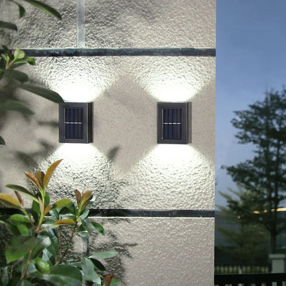 LED Luminária Solar Parede Iluminação Externa