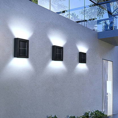 LED Luminária Solar Parede Iluminação Externa