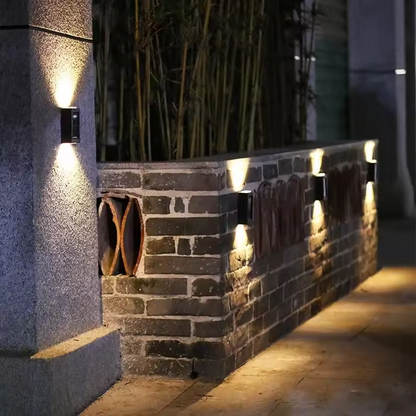 LED Luminária Solar Parede Iluminação Externa